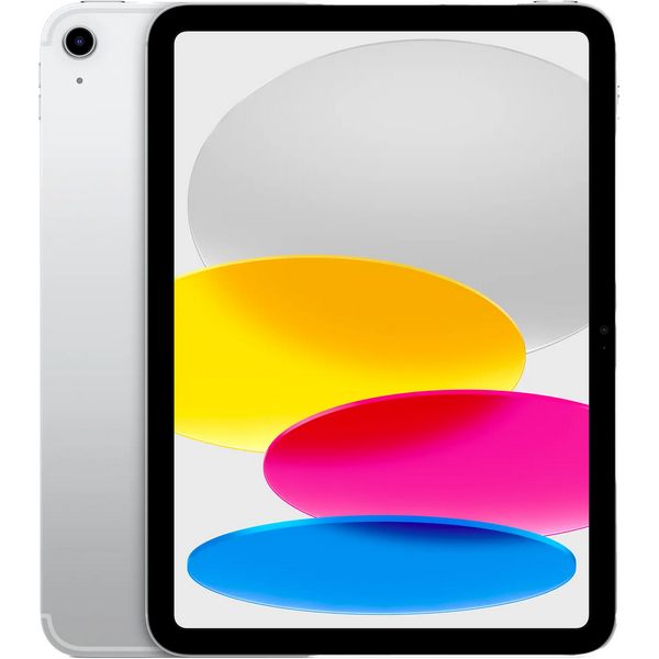 Image is of a Silver Apple iPad 2025.